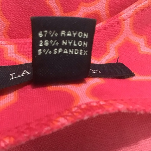 Lands’ End Ponte Sheath Pink Magenta Sleeveless Dress 2 Pockets, Size 16 - Picture 11 of 15